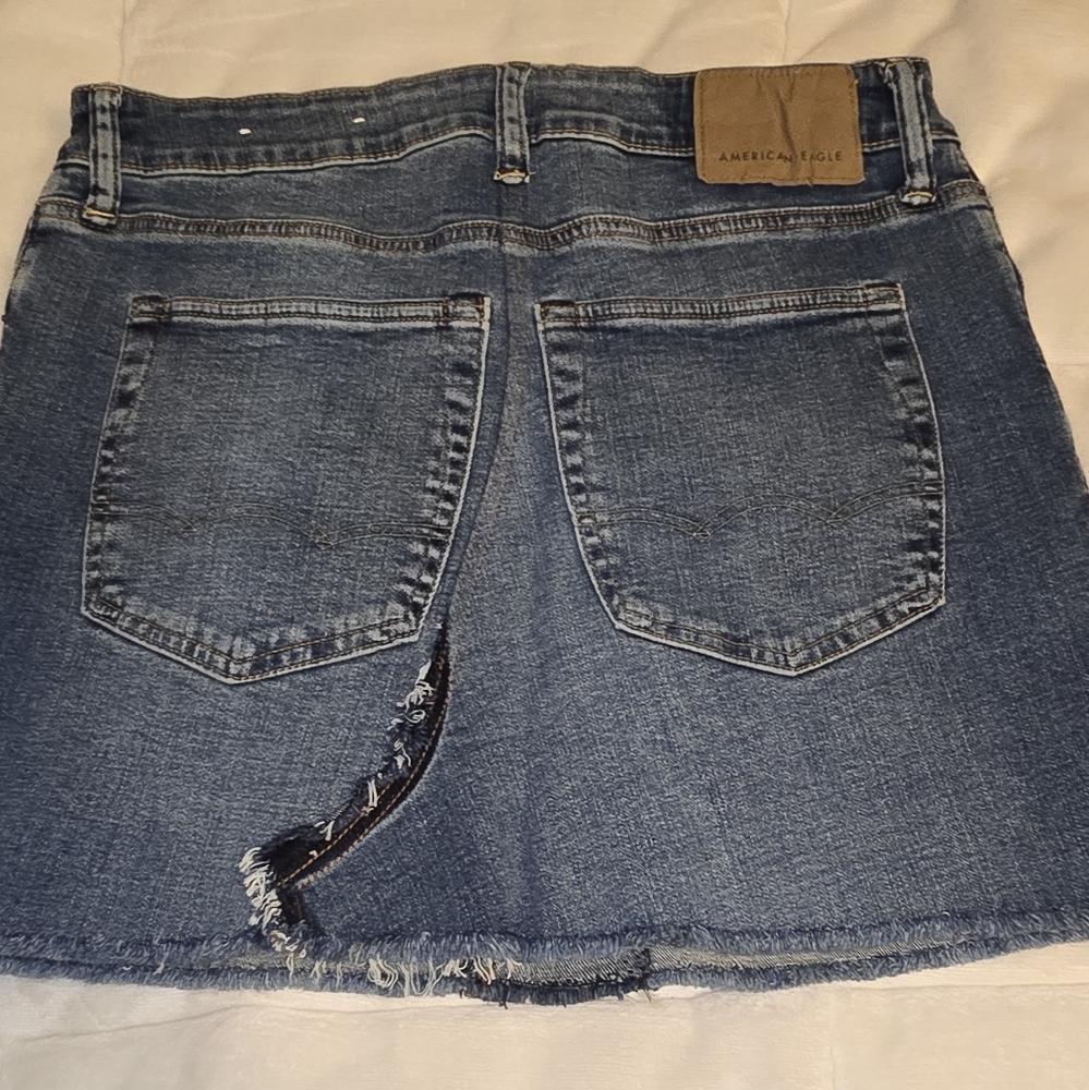 American Eagle Outfitters Blue Classic Denim Jean Slim Fit Skirt, Never Worn